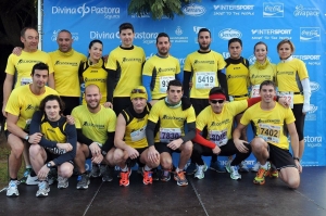 Parte del equipo antes de la salida