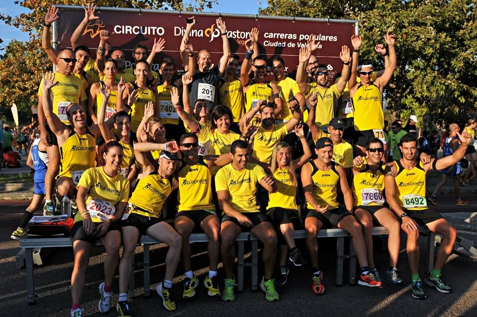 El equipo CLOCKWORK Running en el IX CIRCUITO DE CARRERAS CIUDAD DE VALENCIA: Circuito Divina Pastora.